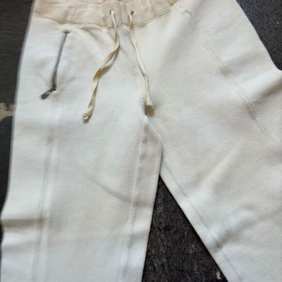 Vtg Tommy Bahama Creme Colored Sweatpants Zipper Pocket Women’s Size Small - Picture 4 of 16
